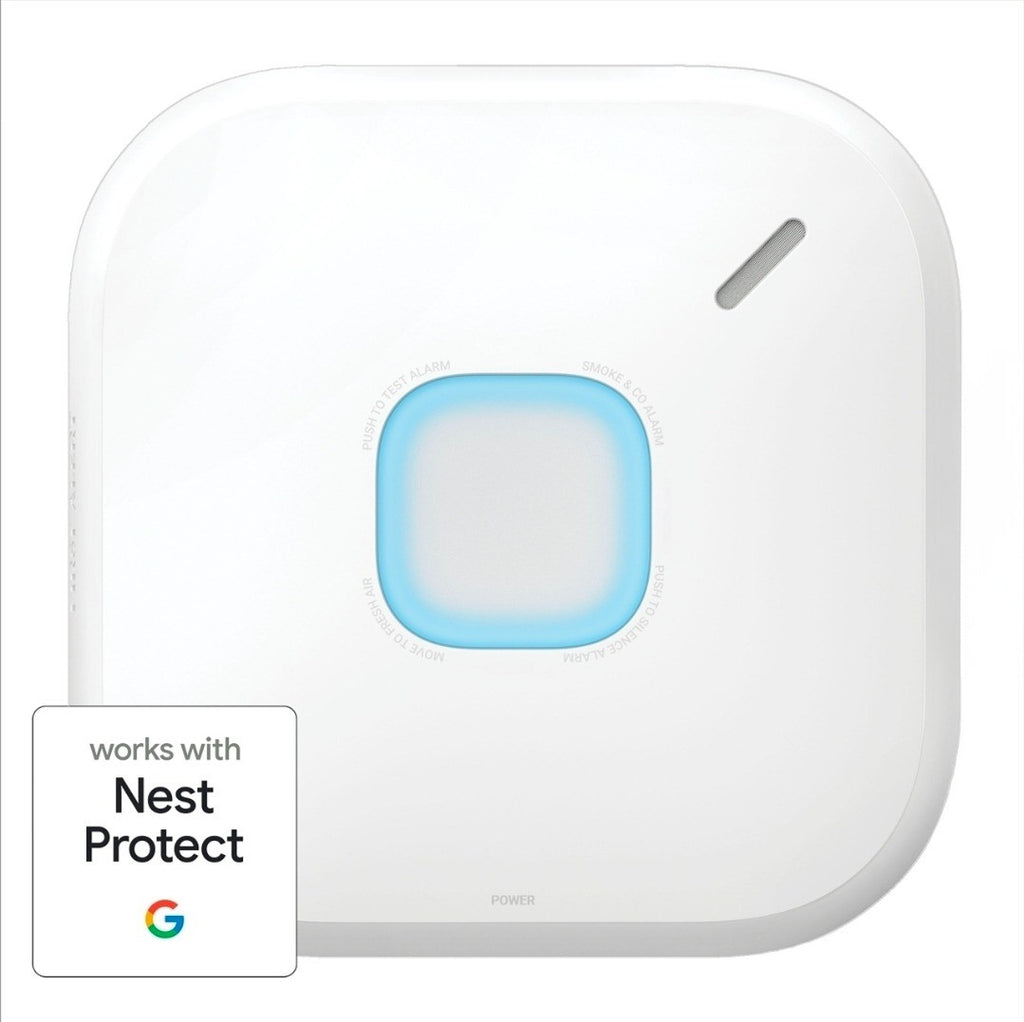 SC5 Battery-Powered Smart Smoke + CO Alarm, CR123A Lithium, 2-in-1, Nest/Google Compatible