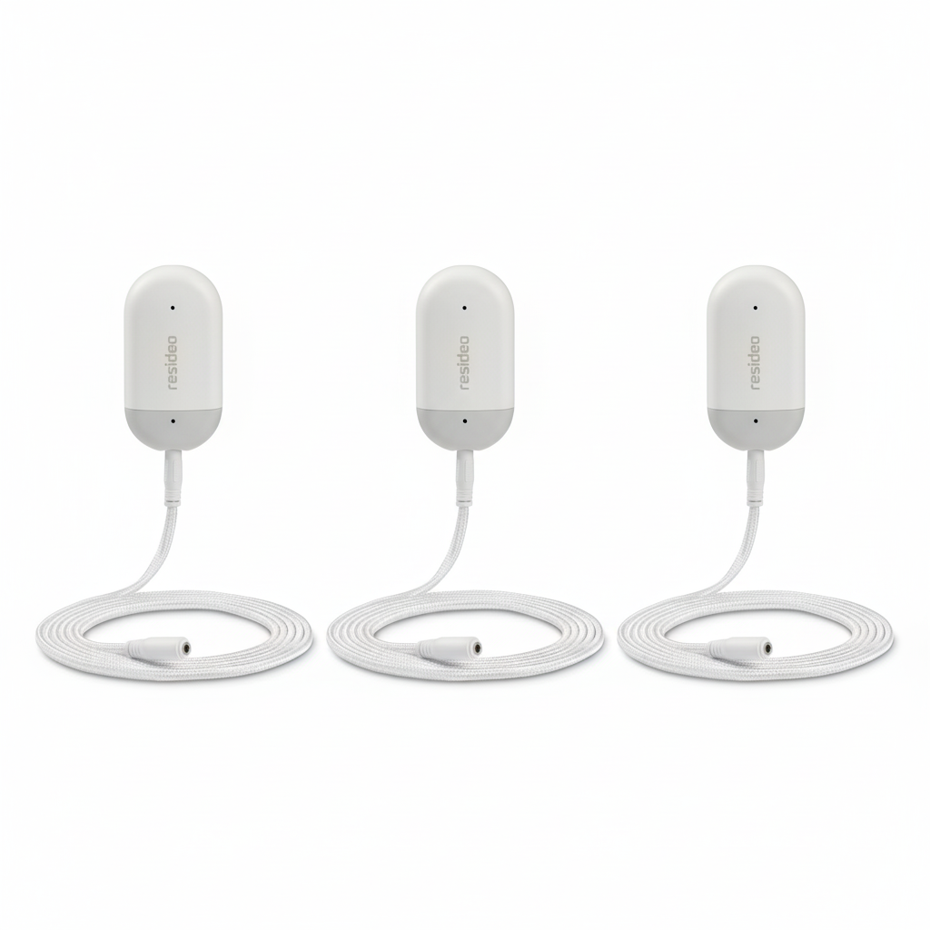 Resideo L1 WiFi Water Leak and Freeze Detector 3 pack