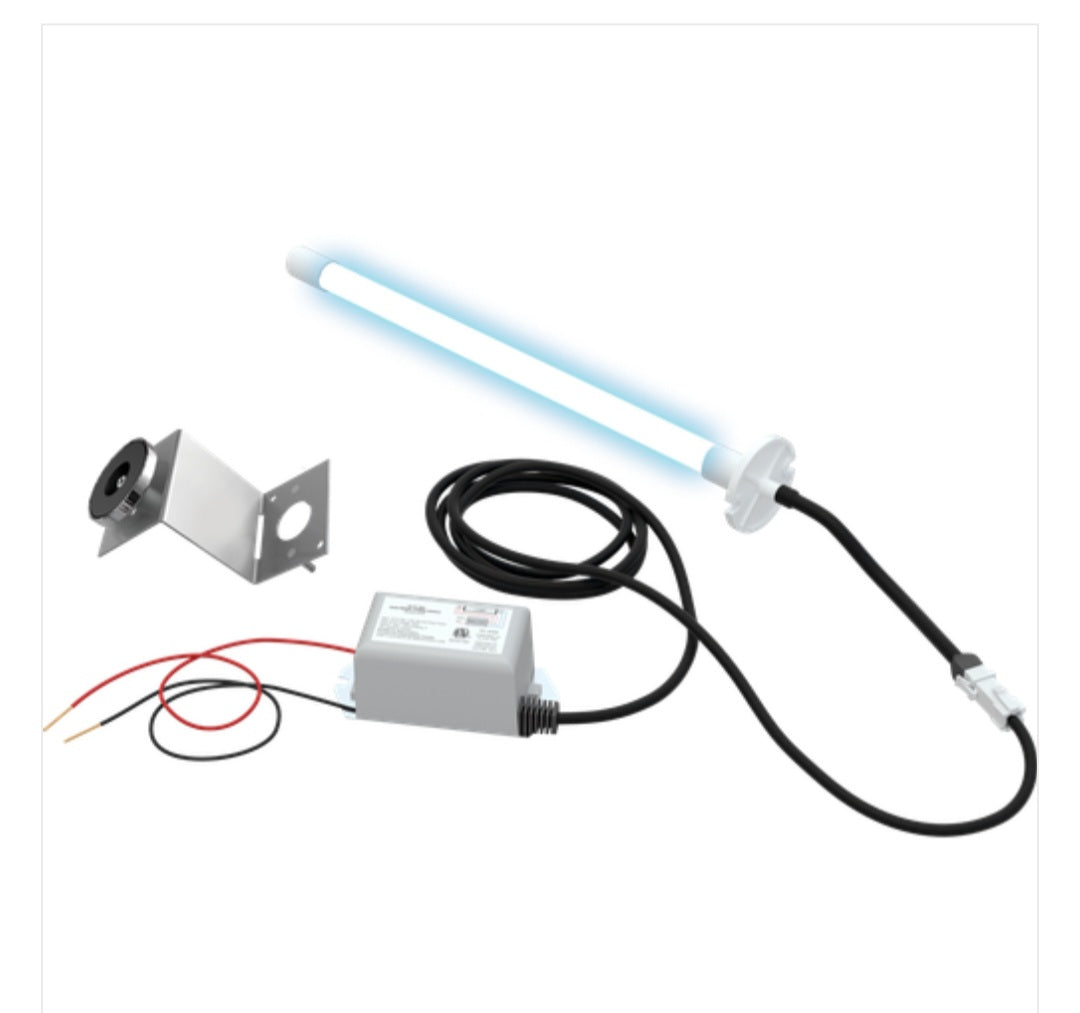 UV24 24V UV lamp system designed to treat the HVAC equipment
