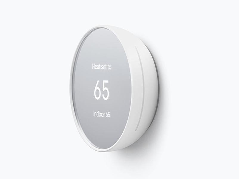 Google Nest Thermostat - Smart Programmable Wi-Fi GA01334-US - Snow