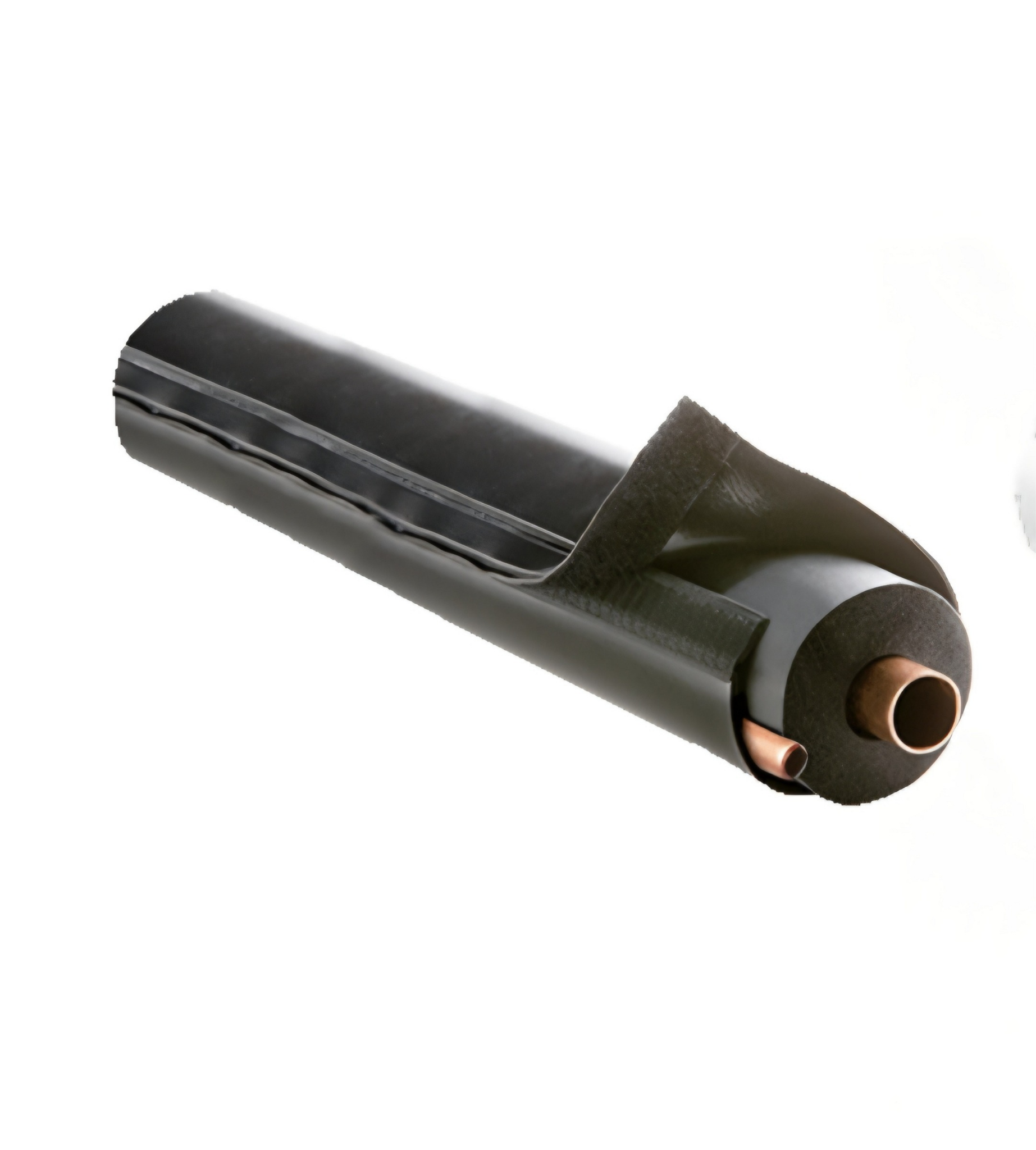 Airex Black 72E-B E-Flex Guard Insulation Protector for Refrigeration Piping Line Set Cover/Protector/Sleeve for 5/8", 3/4" or 7/8" Copper Tubing w/ 1/2" Wall Insulation (6 Feet) Removable & Reusable
