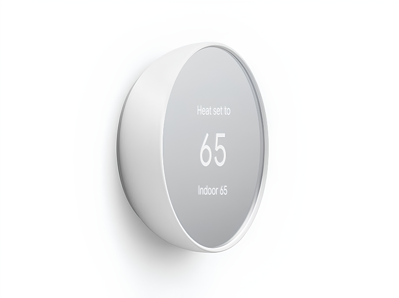Google Nest Thermostat - Smart Programmable Wi-Fi GA01334-US - Snow